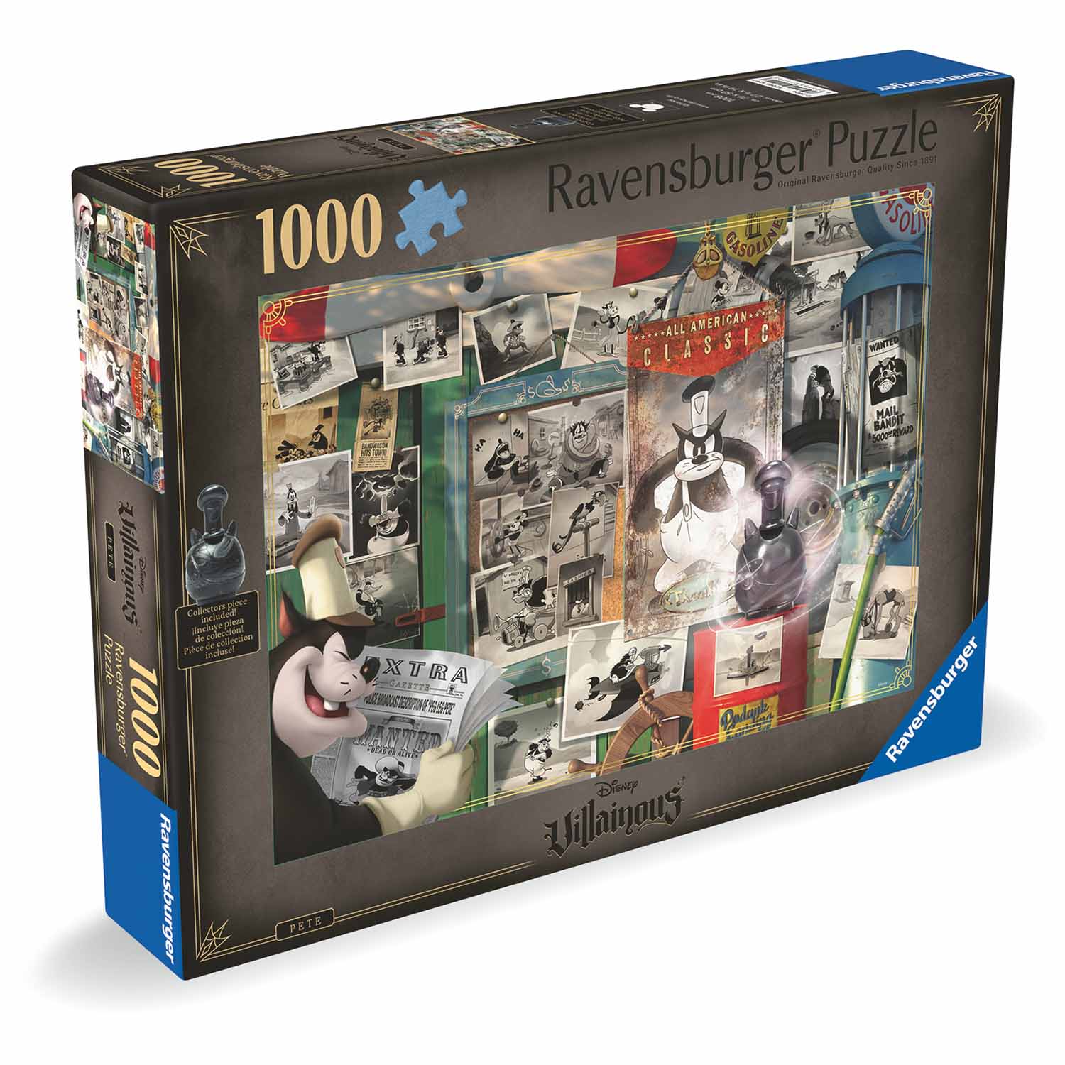 Ravensburger Puslespil – Disney Villainous Skurke: Svarte Petter 1000 brikker