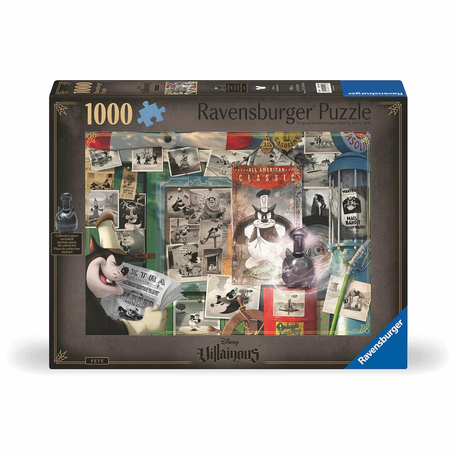 Ravensburger Pussel - Disney Villainous Skurkar: Svarte Petter 1000 bitar