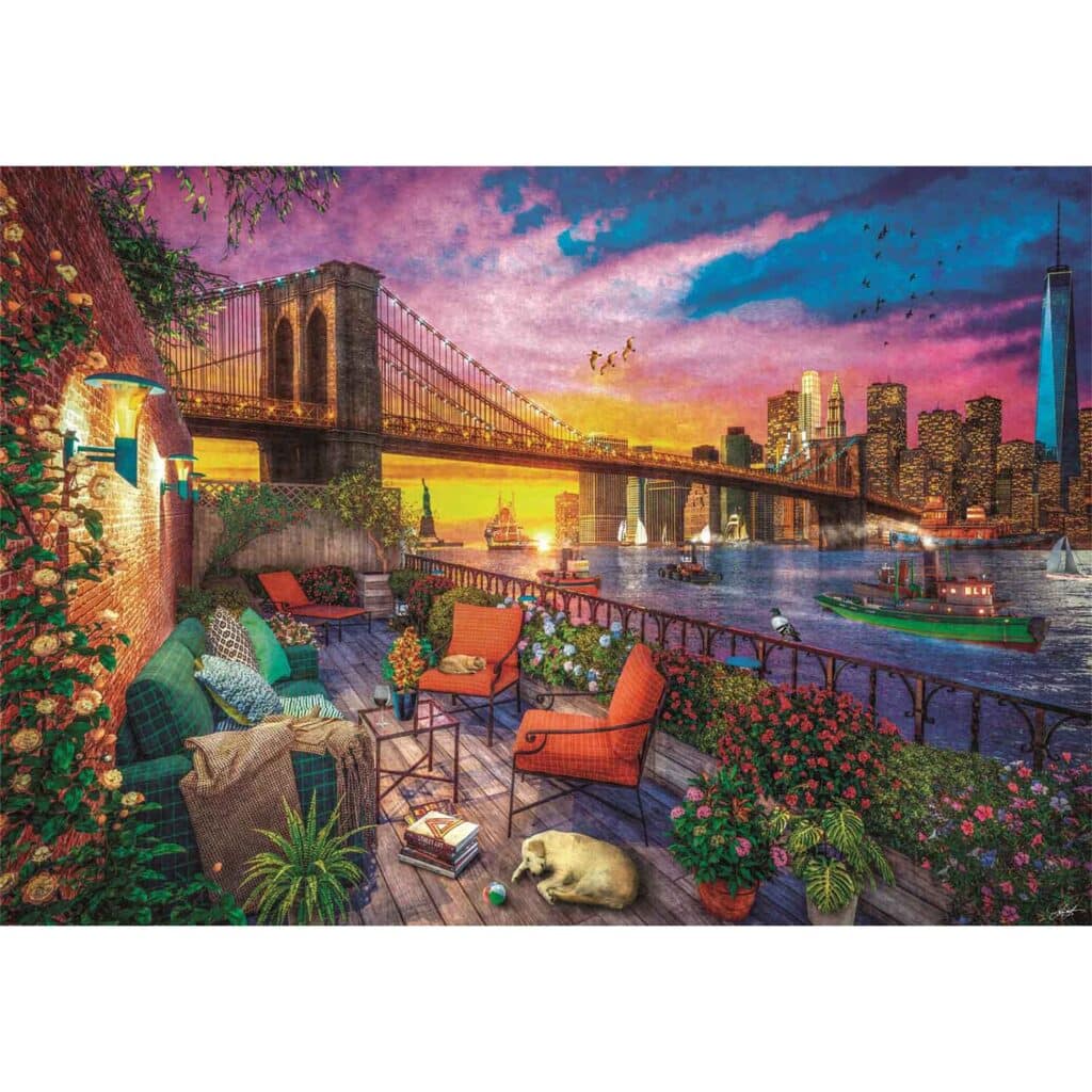 Pussel – Manhattan Balcony Sunset, 3000 bitar
