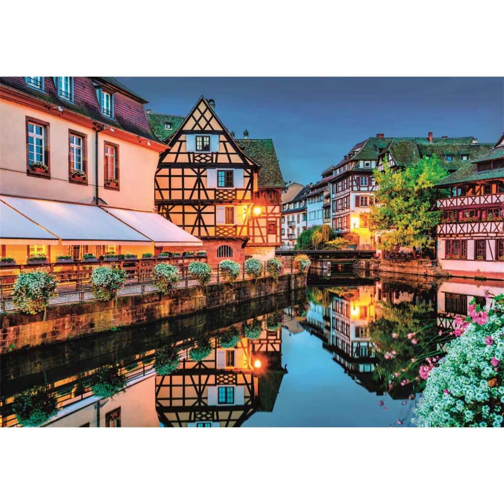 Pussel – Strasbourg Old Town, 500 bitar