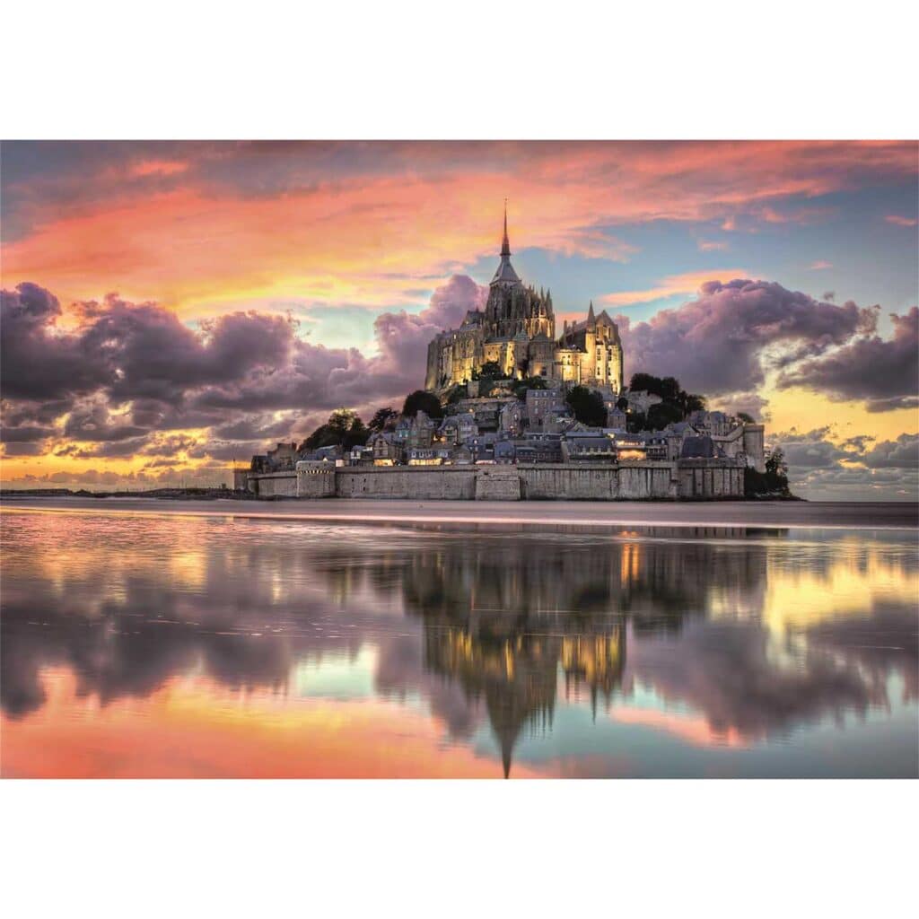 Clementoni Pussel – Den magnifika Mont Saint-Michel 1000 bitar