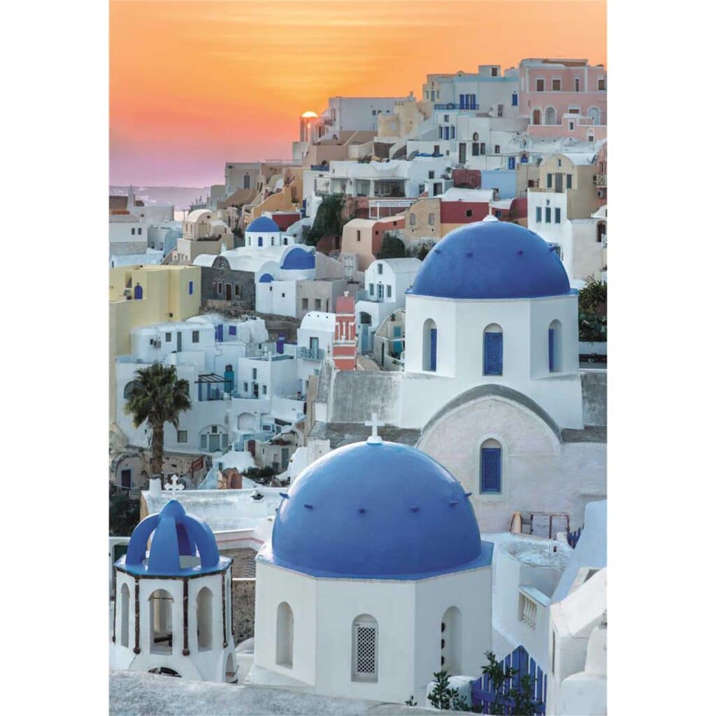 Pussel – Santorini, 1000 bitar