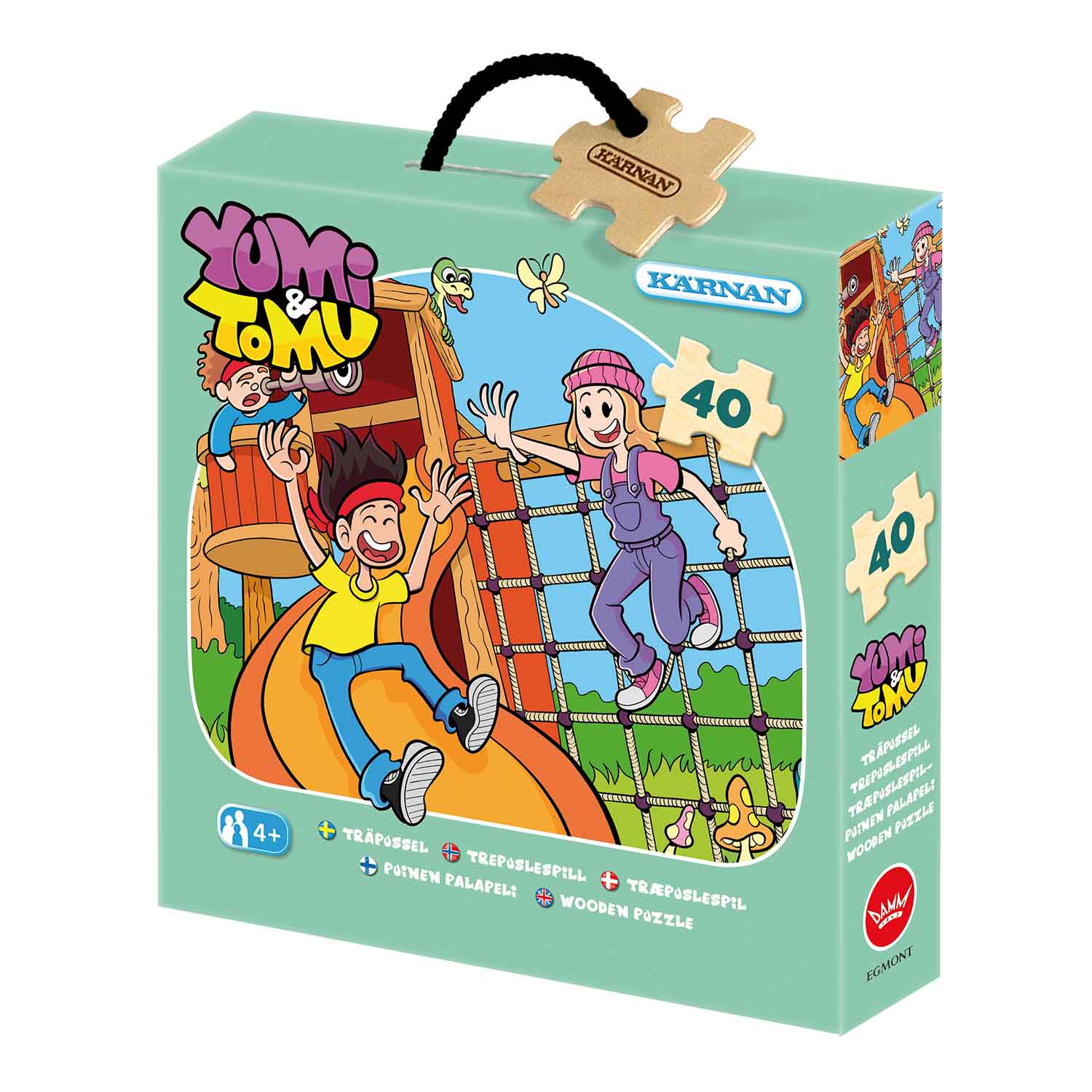 Barnpussel - Ask 40 bitar Yumi & Tomu