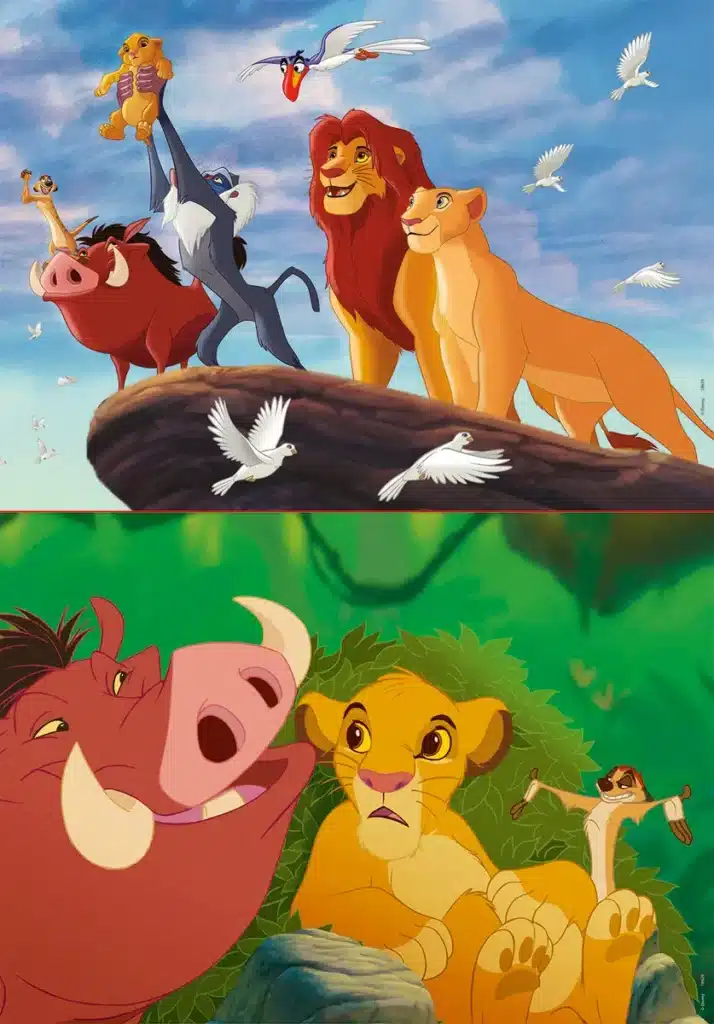 Pussel – The Lion King, 2×48 bitar