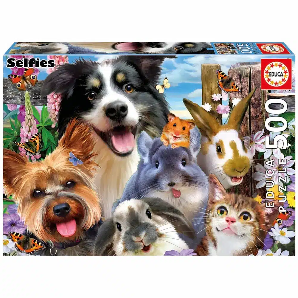 Pussel - Funny Selfie, 500 bitar