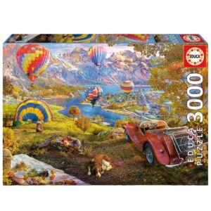 Educa Pussel - Varmluftsballongdalen 3000 bitar