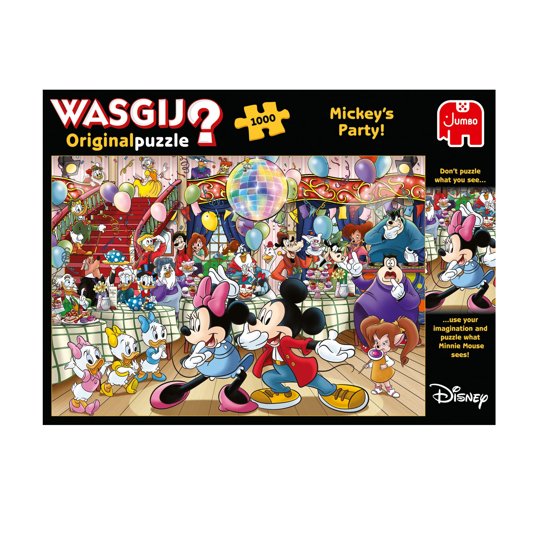 Pussel - Wasgij Original Disney Musse Pigg, 1000 bitar