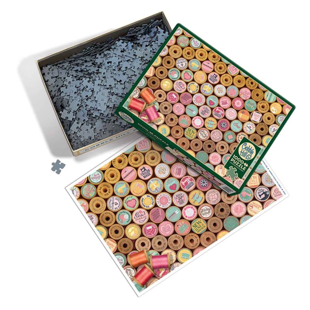 Pussel – Sew Happy!,1000bitar