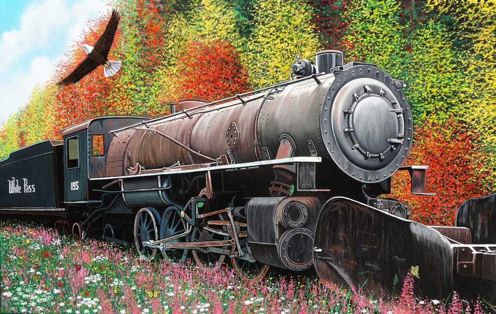 Pussel – Skagway Locomotive, 550 Bitar
