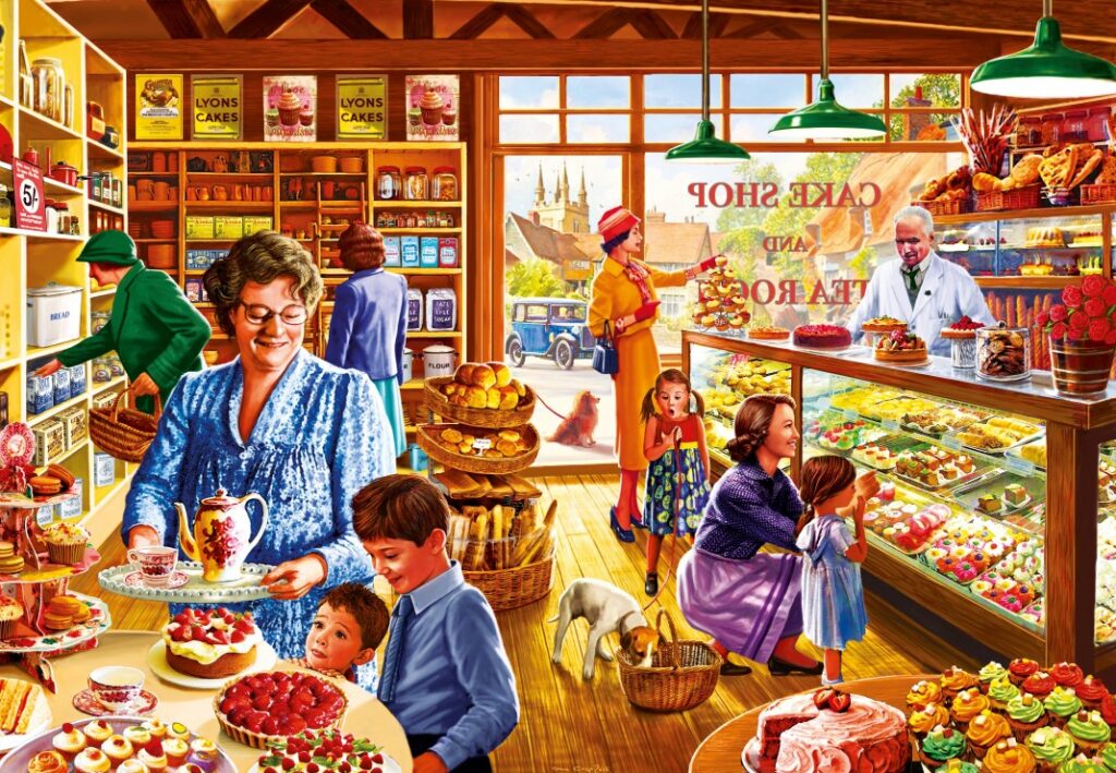 Pussel – Nostalgic Cake shop, 1000 bitar