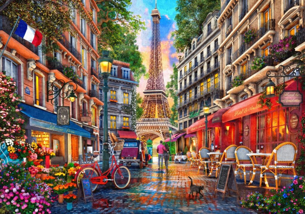 Pussel – Paris Street, 2000 bitar