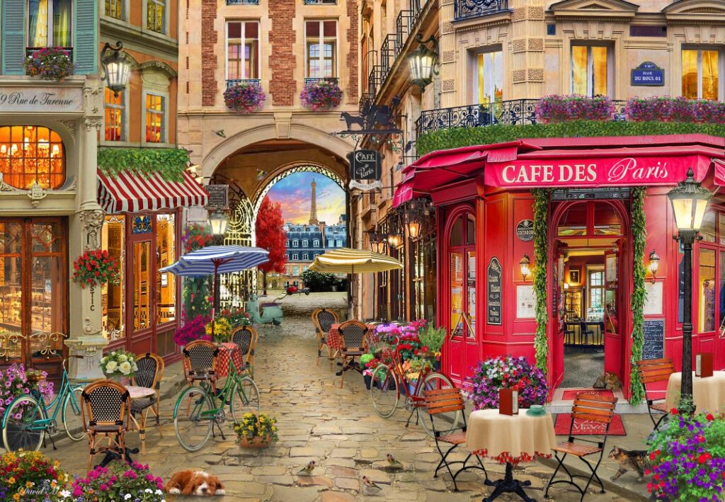 Paris – Cafe des Paris, 1000 bitar
