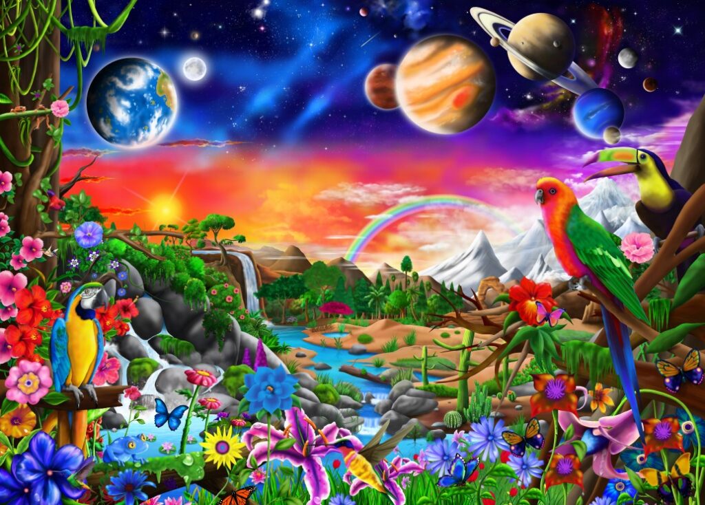 Pussel – Cosmic Paradise, 500 bitar