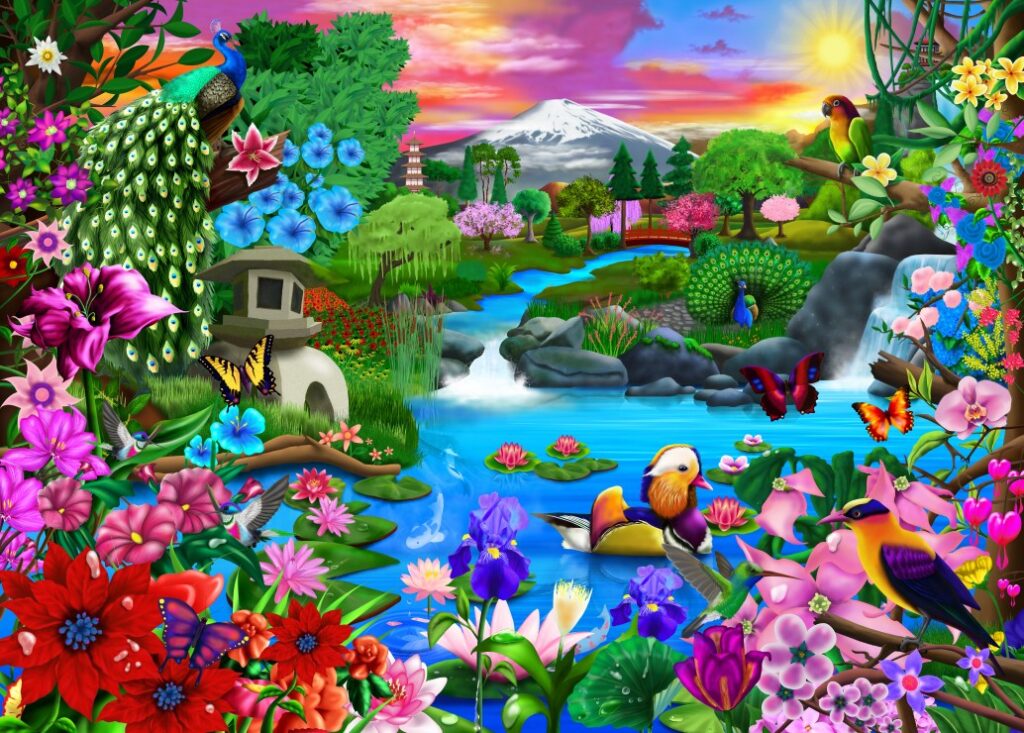 Pussel – Oriental Paradise, 500 bitar