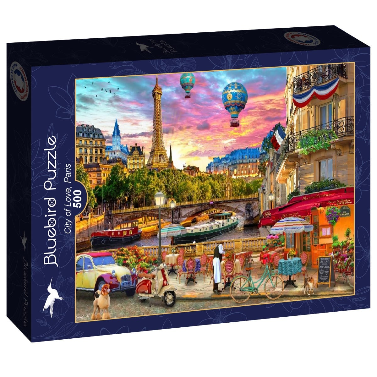 Pussel - City of Love, Paris, 500 Bitar