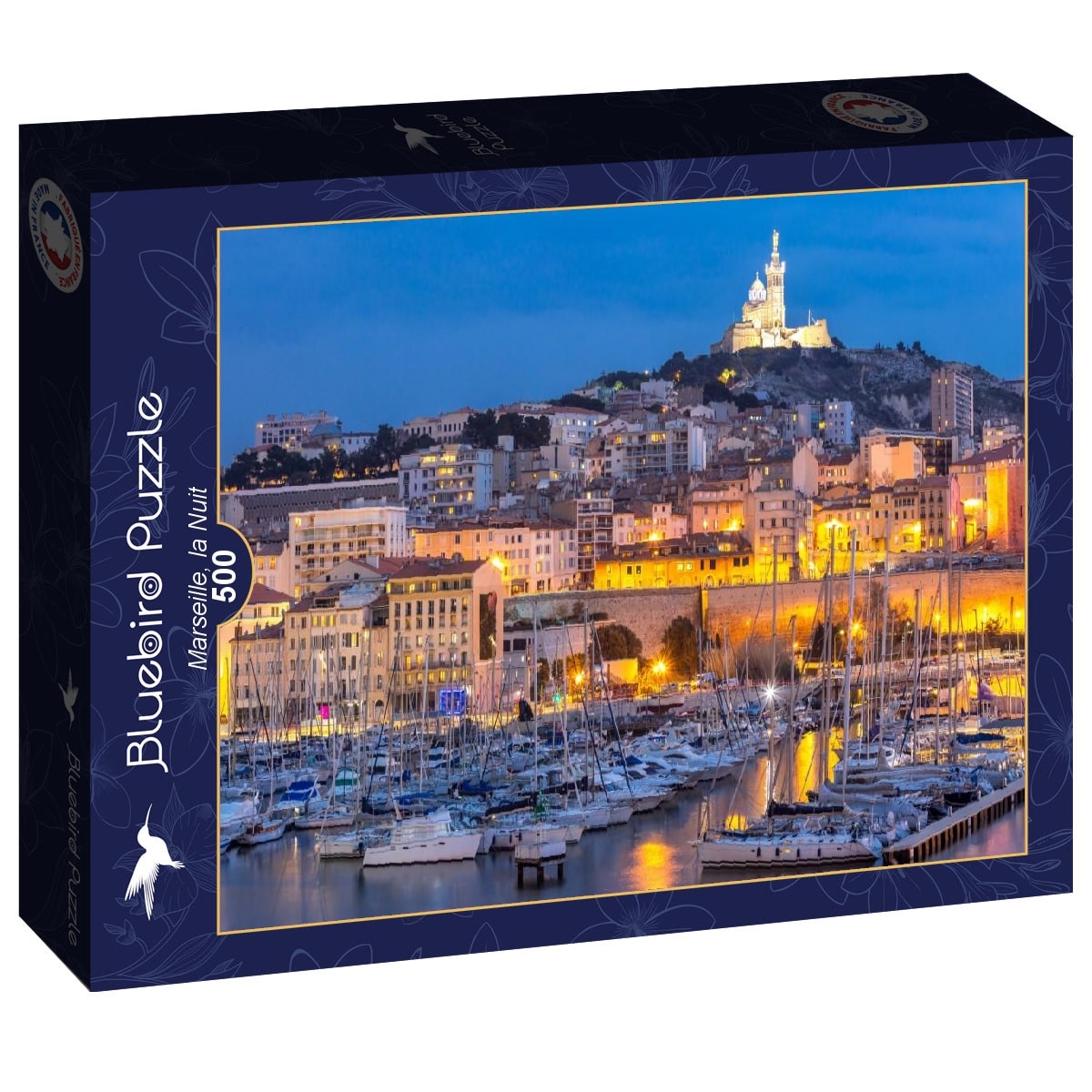 Pussel - Marseille, la Nuit, 500 Bitar