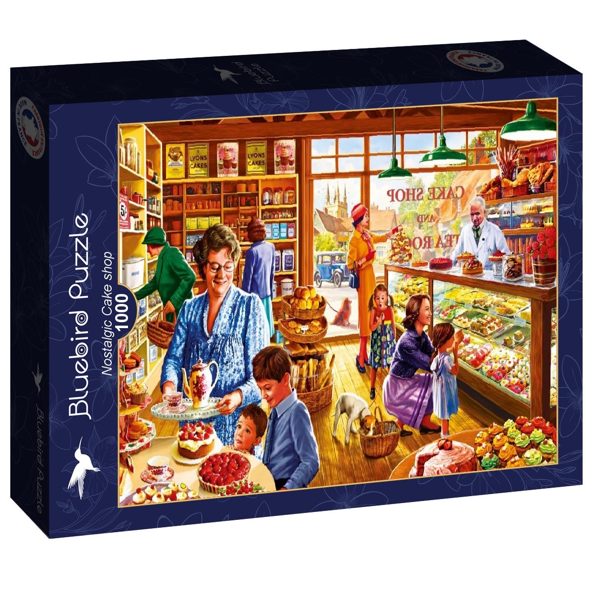 Pussel - Nostalgic Cake shop, 1000 bitar