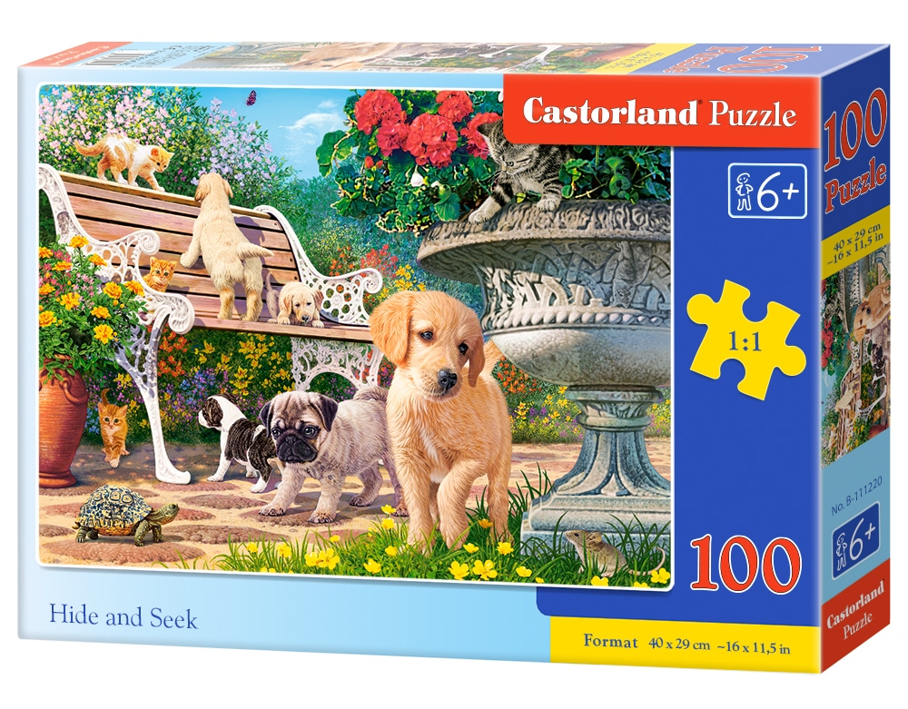 Pussel - Hide and Seek, 100 Bitar