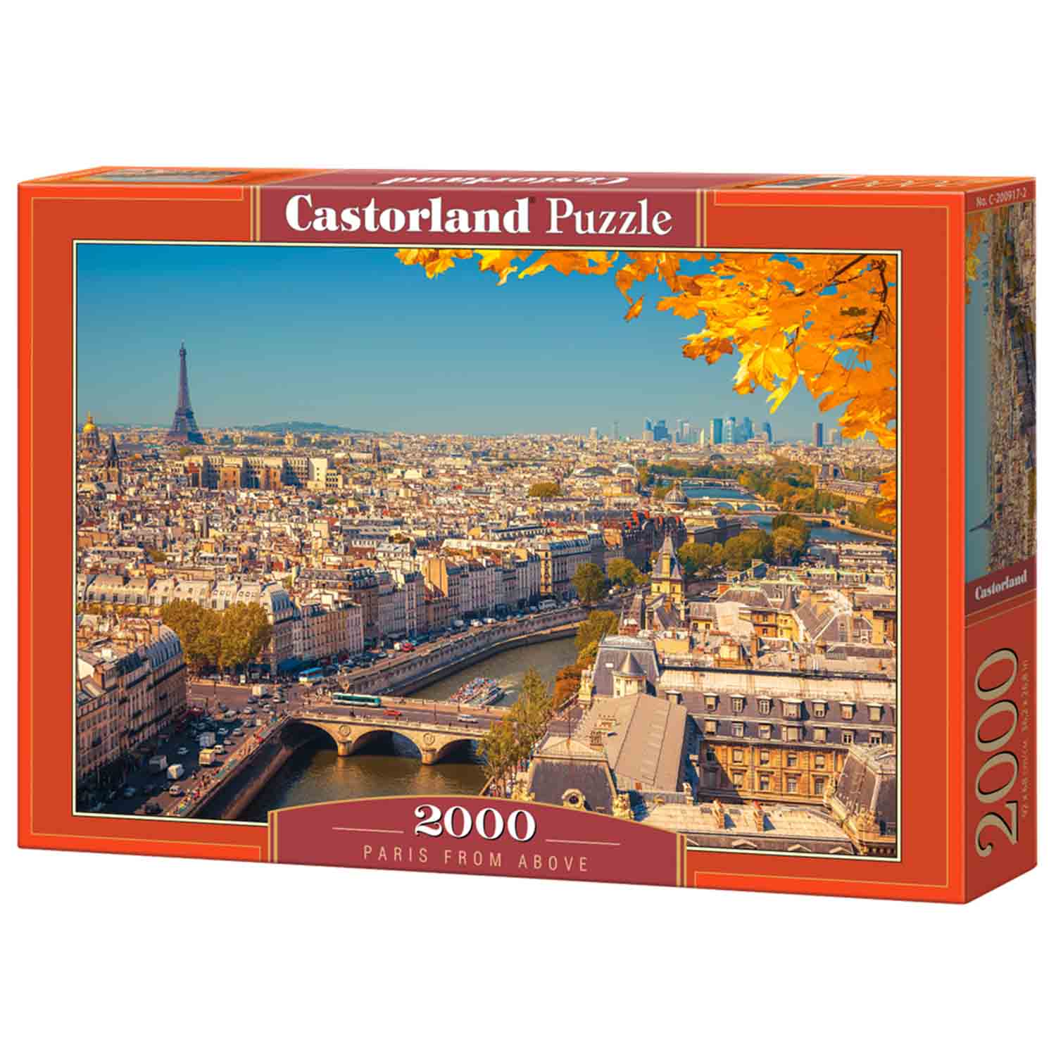 Pussel - Paris from above, 2000 bitar