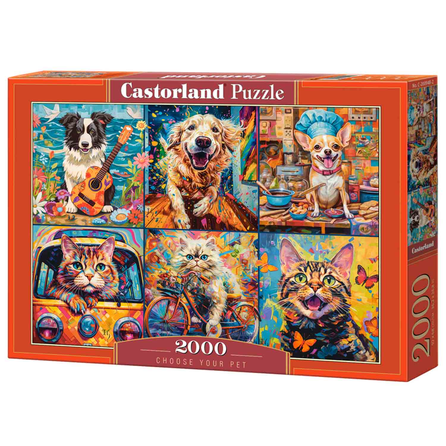 Pussel - Choose Your Pet, 2000 bitar