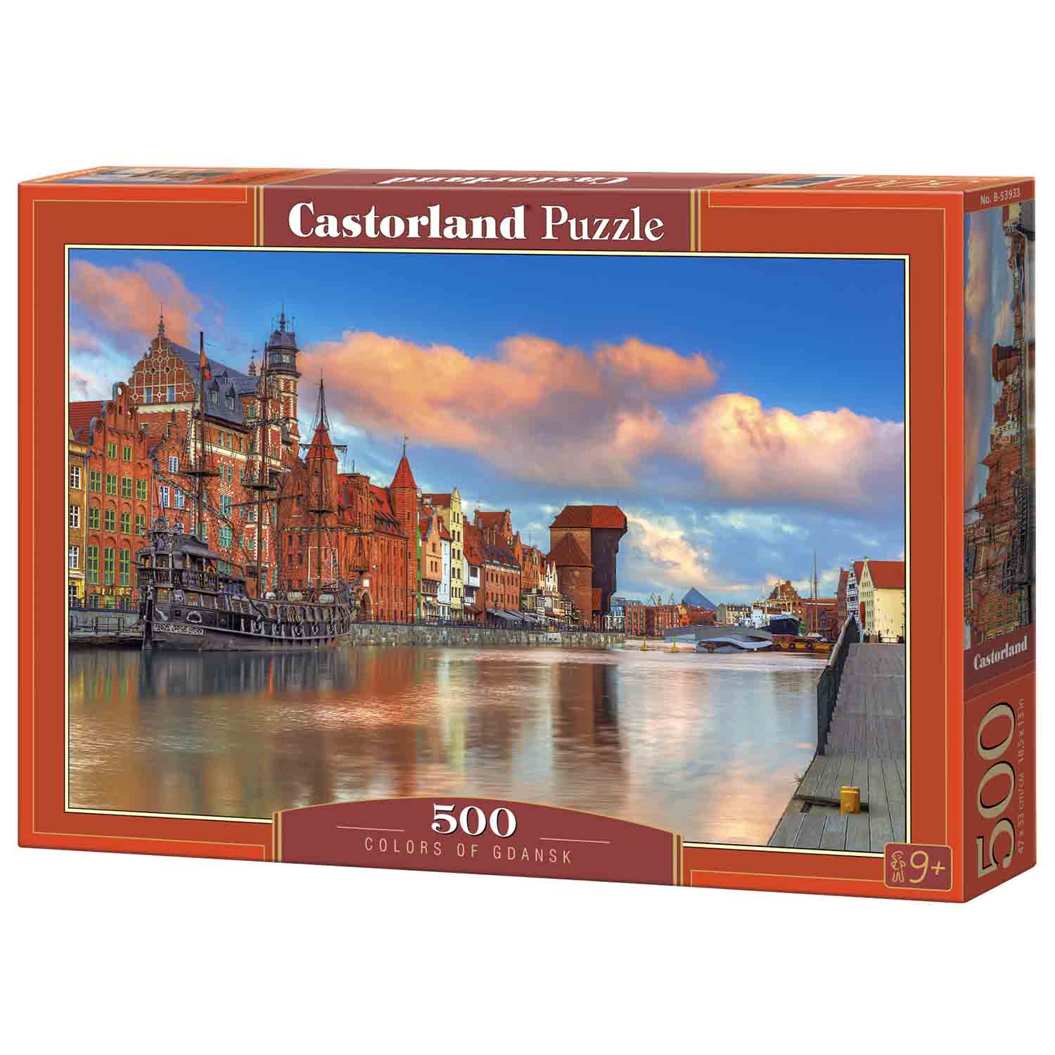 Pussel - Colors of Gdansk, 500 bitar