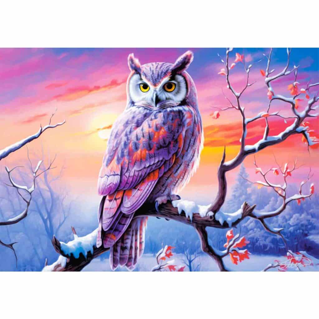 Pussel – Owl’s Perfect Evening, 500 bitar