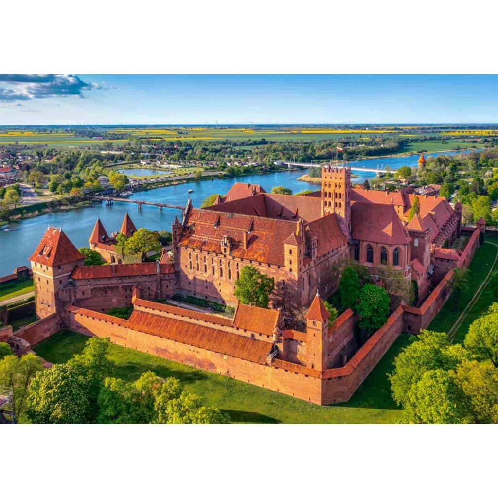 Pussel – View of The Malbork Castle, Poland, 500 bitar