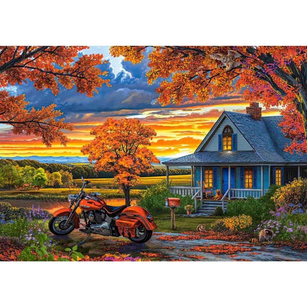 Pussel – Autumn Ride, 500 bitar
