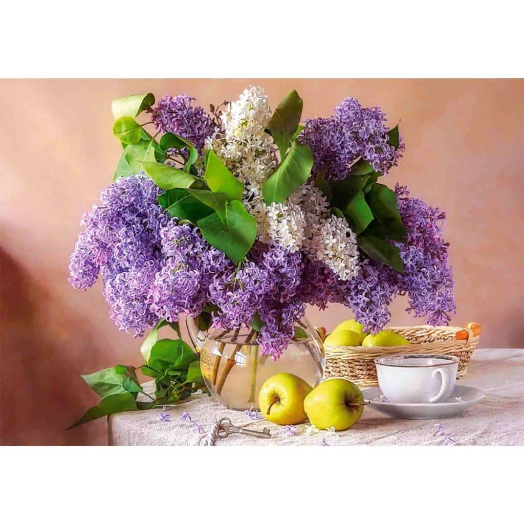 Pussel – Lilac Still Life, 500 bitar
