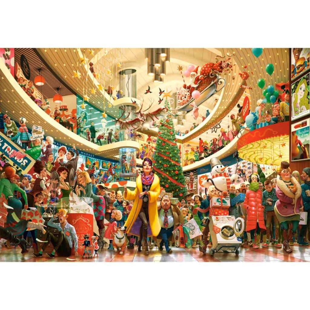 Pussel – Crazy Shopping, 1500 bitar, Art Collection