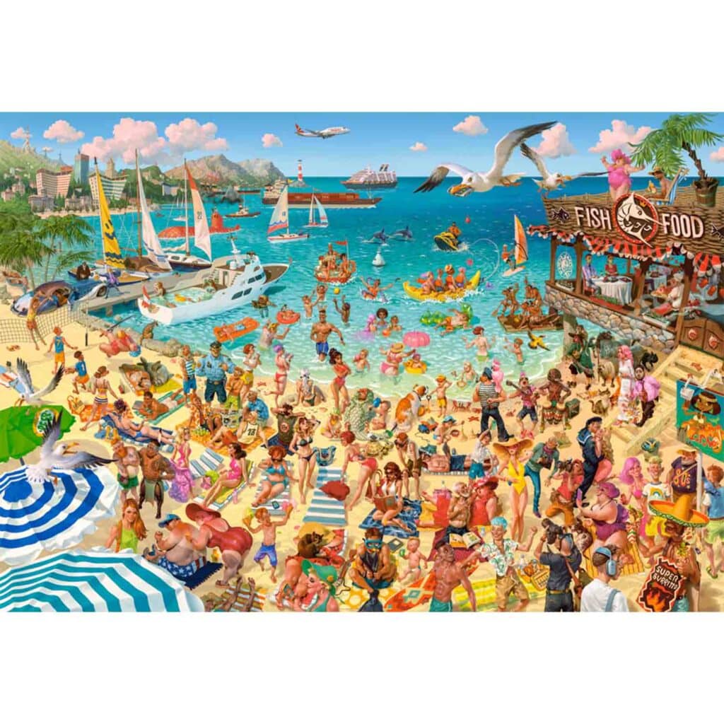 Pussel – Fun by the Sea, 1000 bitar, Art Collection