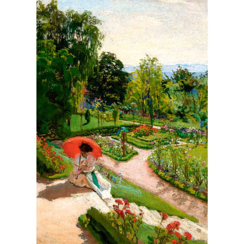Pussel – Red Umbrella, Józef Mehoffer, 500 bitar, Art Collection