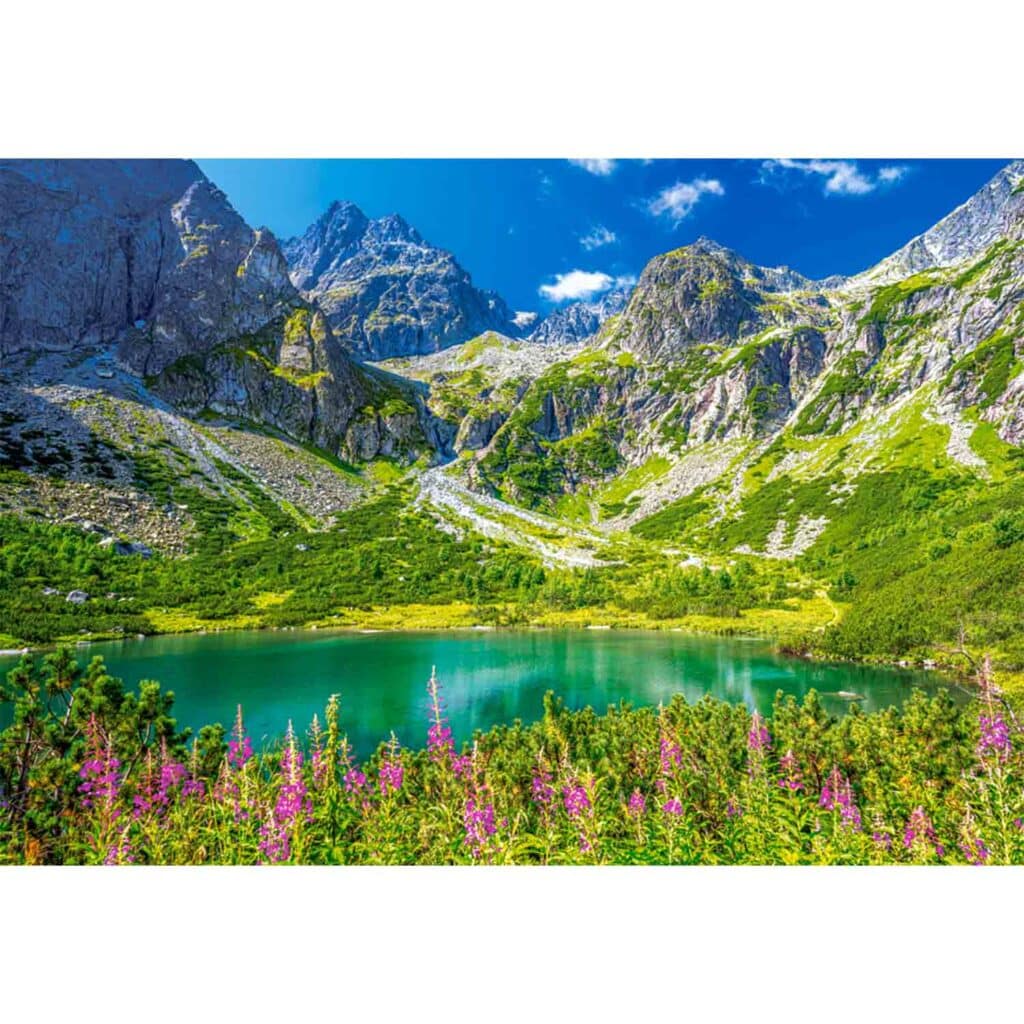Castorland Pussel – Zelene Pleso i Tatras, Slovakien 1000 bitar