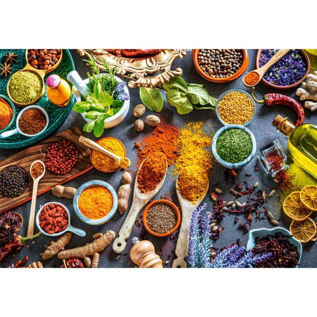 Pussel – Colors of Spices, 1000 bitar