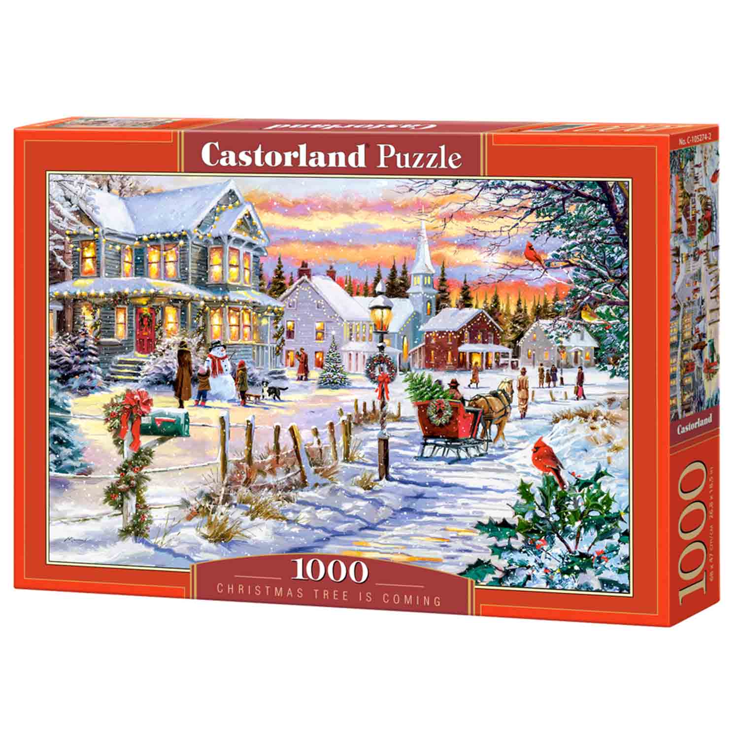 Pussel - Christmas Tree is Coming, 1000 bitar