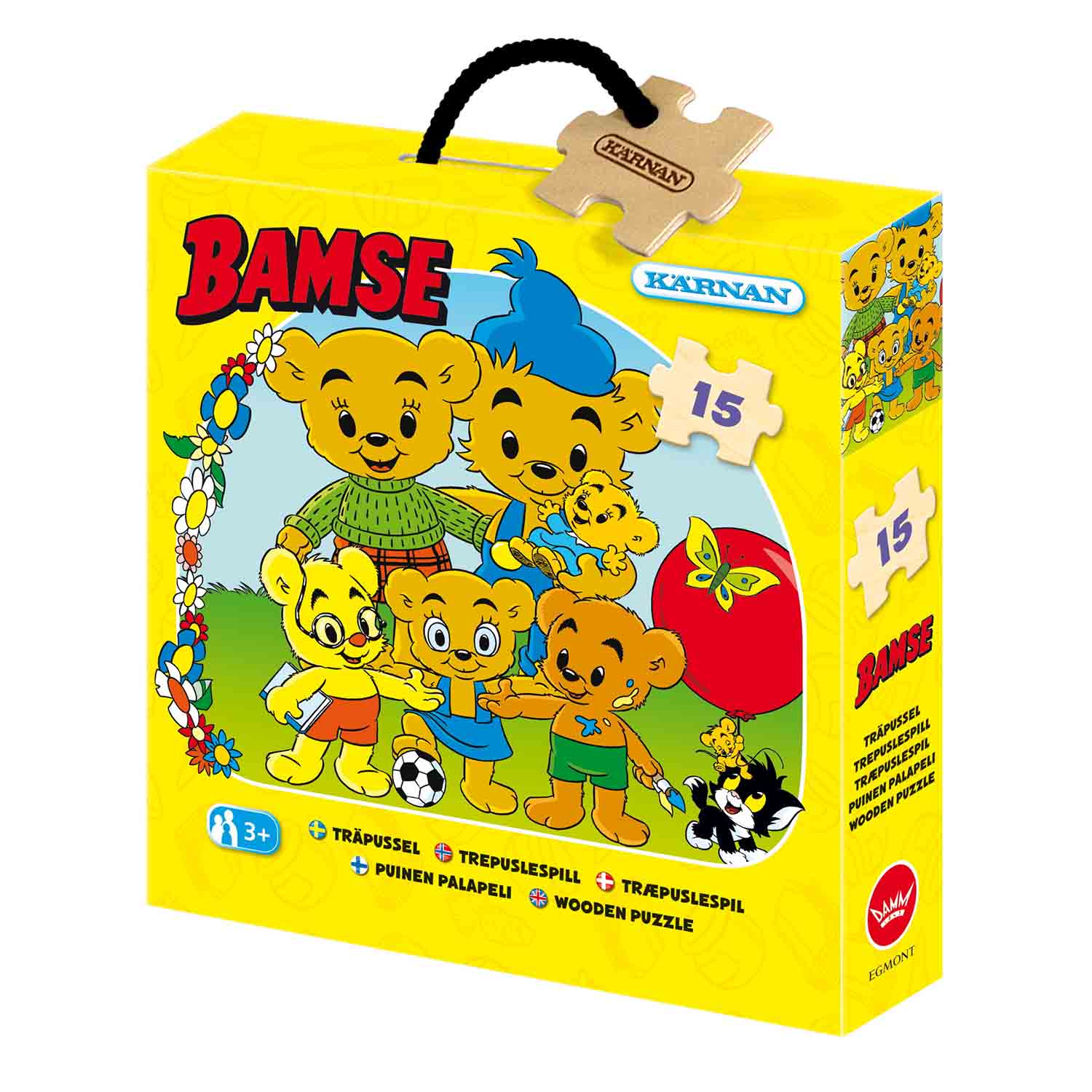 Barnpussel - Bamses familj, 15 bitar