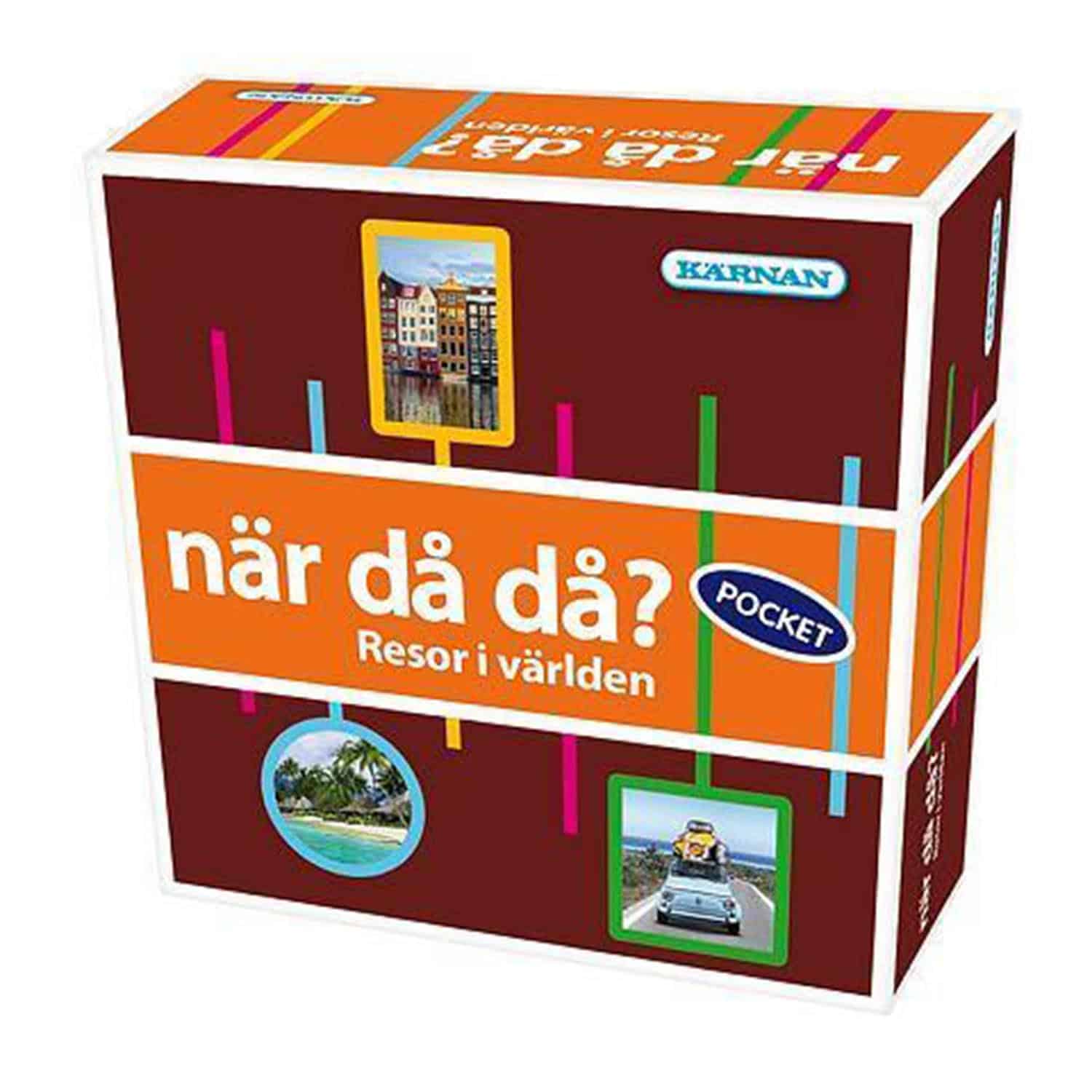 Sällskapsspel - När då då pocket - Resor i världen