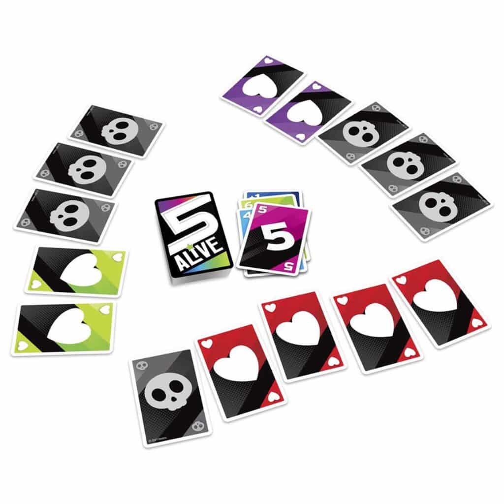 Sällskapsspel – FIVE ALIVE CARD GAME SE/FI