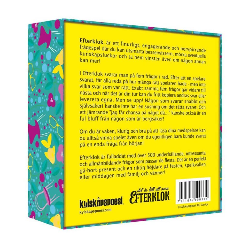 Sällskapsspel – Efterklok(SE)