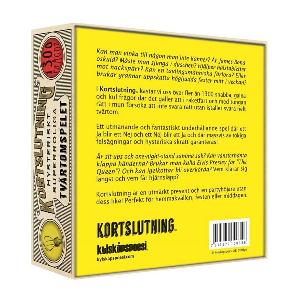 Sällskapsspel – Kortslutning(SE)