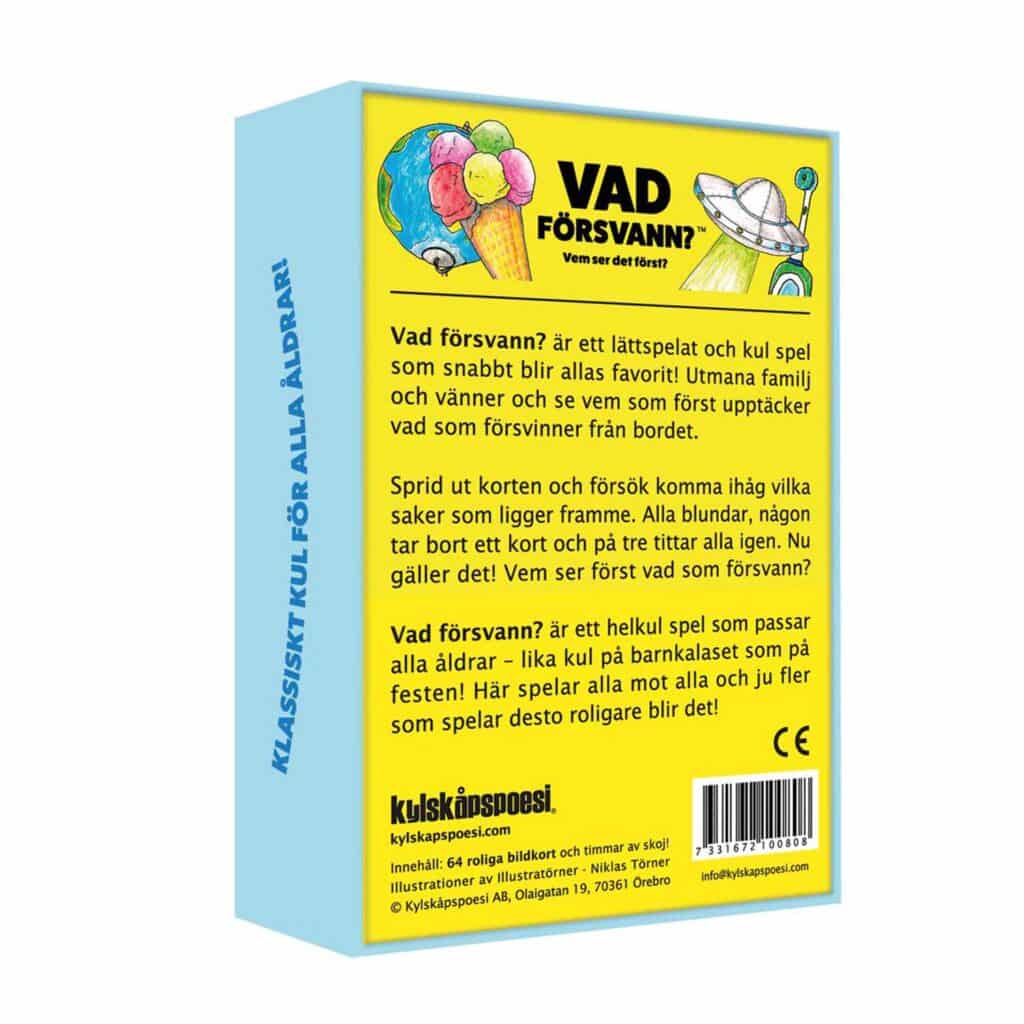 Sällskapsspel – Vad försvann(SE)