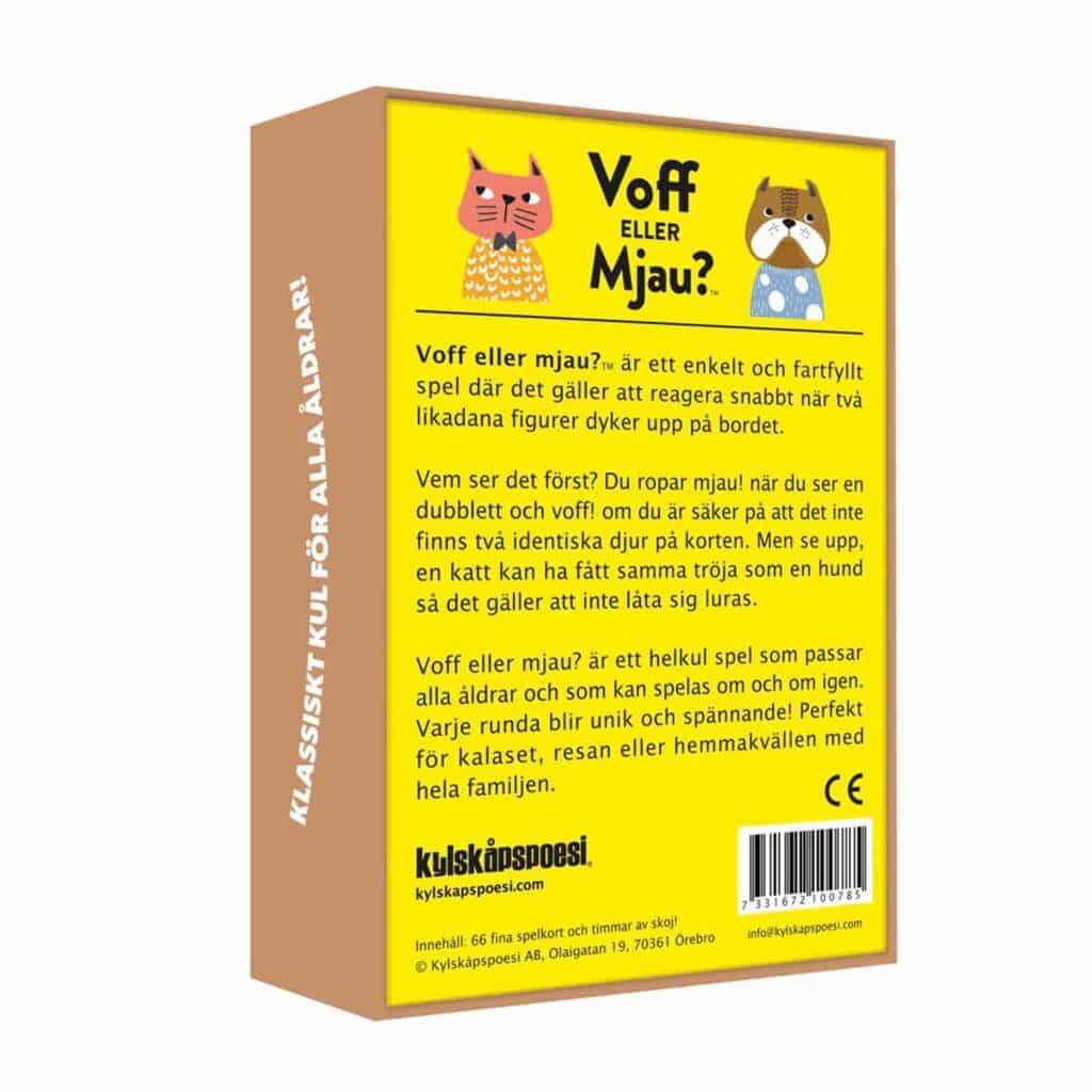 Sällskapsspel – Voff eller mjau(SE)