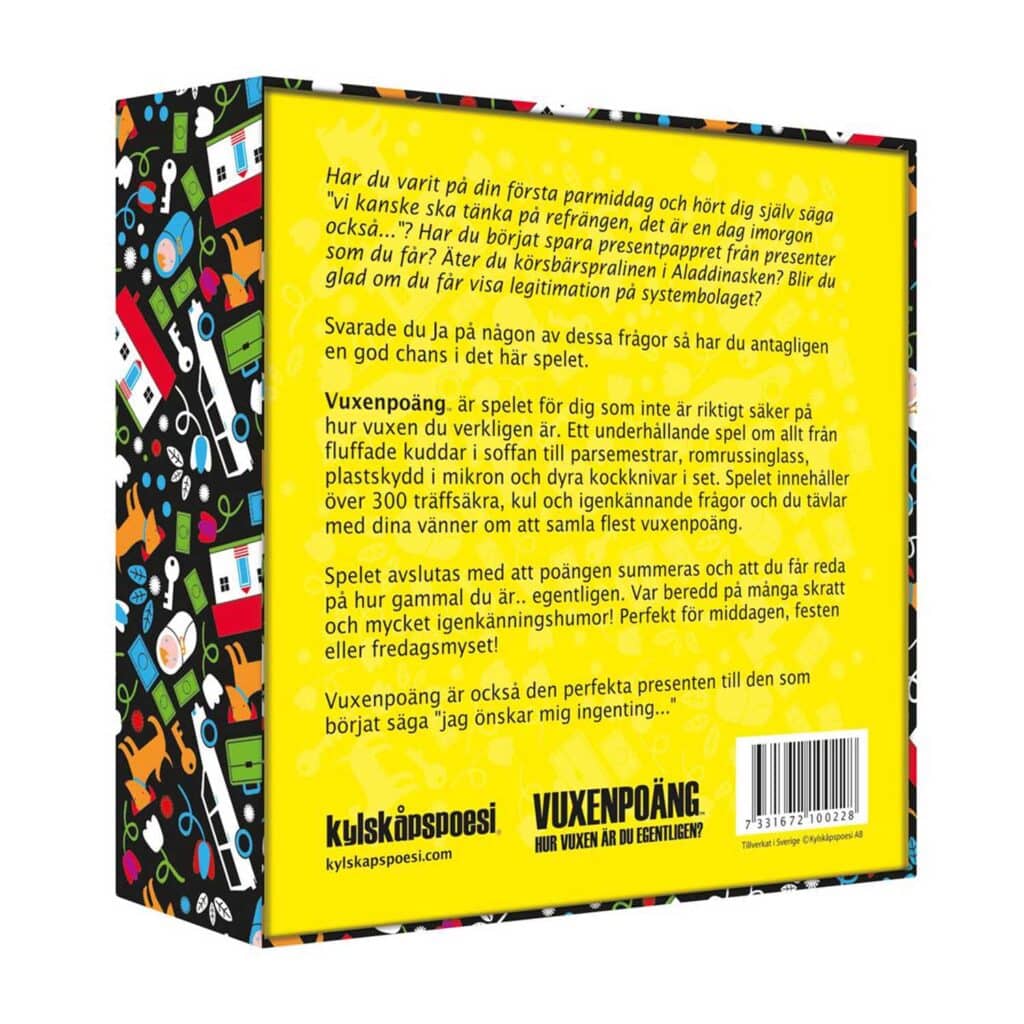 Sällskapsspel – Vuxenpoäng (SE)