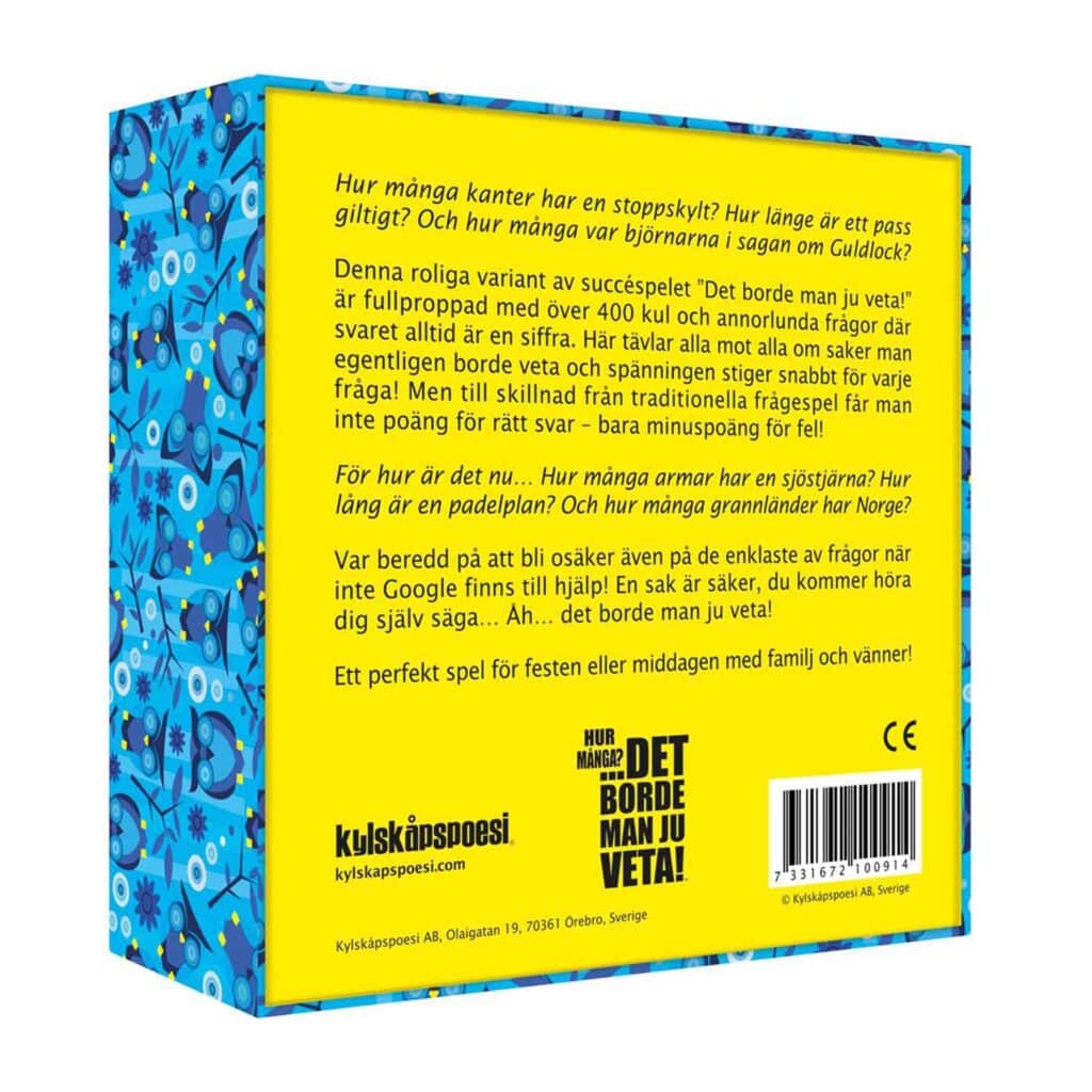 Sällskapsspel – Det borde man ju veta(SE)