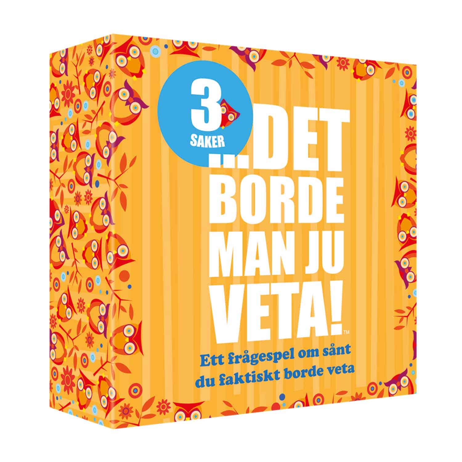Sällskapsspel - Det borde man ju veta - 3 SAKER (SE)