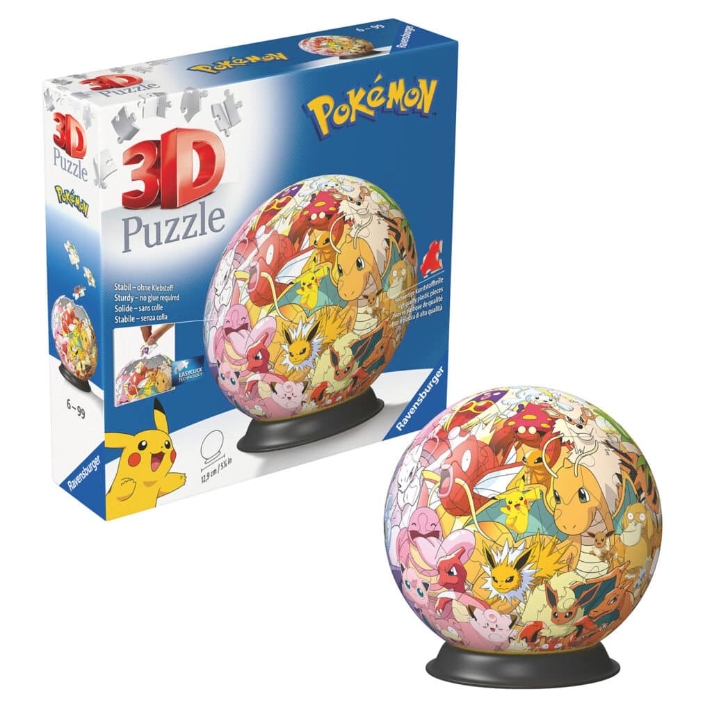 Ravensburger 3D Pussel – Pokémon: Kanto Region 72 bitar