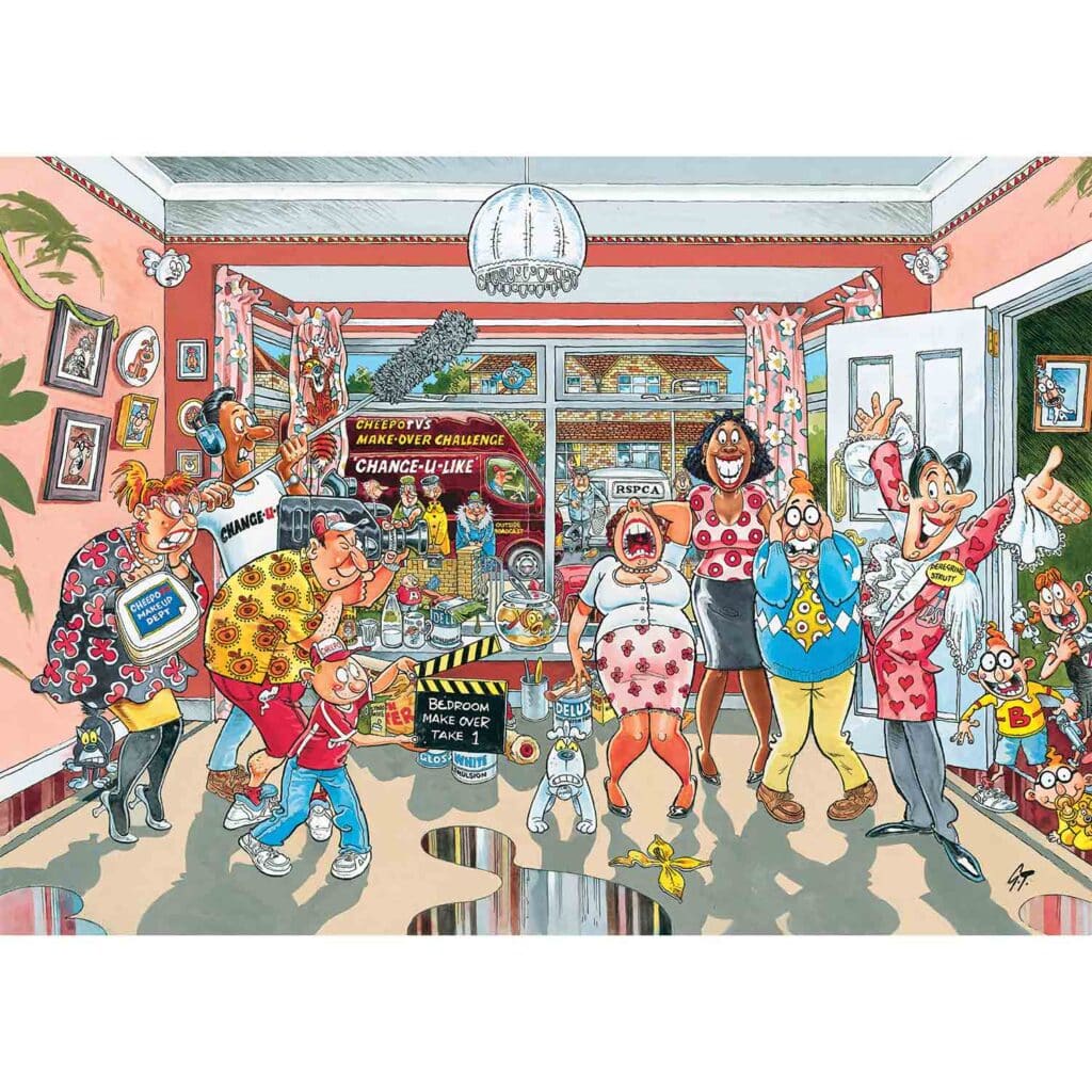 Pussel – Wasgij Original Retro 9, Home improvements! 1000 bitar