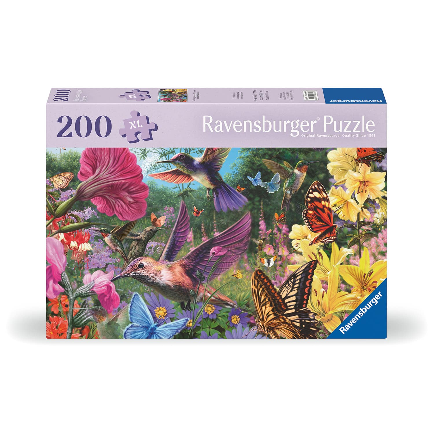 Ravensburger Pussel - Kolibrier och fjärilar 200 bitar