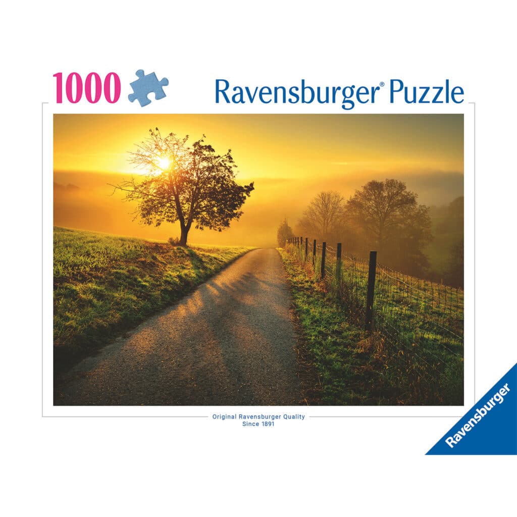 Ravensburger Pussel – Landskap i morgonsolen 1000 bitar