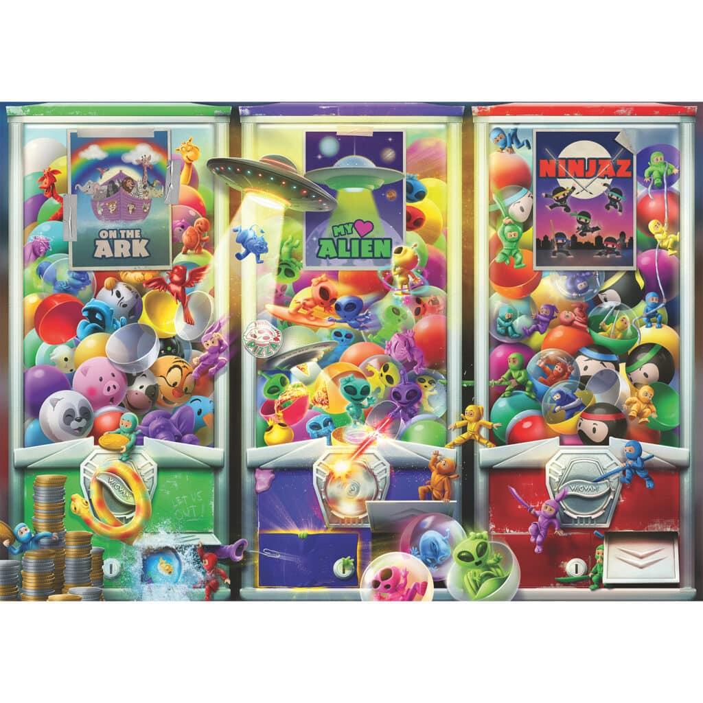 Ravensburger Pussel – Djur, Aliens & Ninjor 1000 bitar